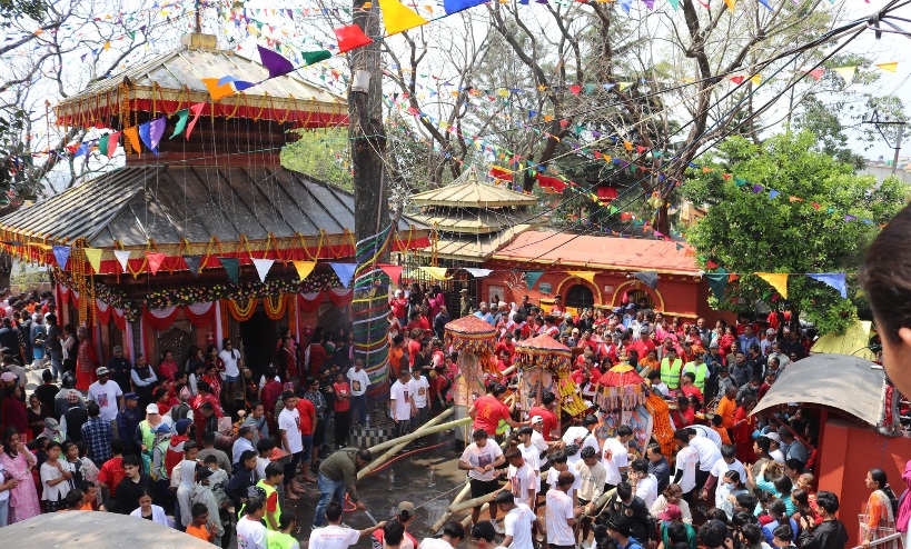 गोकर्णेश्वर नगरपालिका जोरपाटीमा ऐतिहासिक चामुण्ड रथ यात्रा